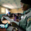 Kenya

Training for prison staff in Shimo La Tewa Maximum Security Prison near the Kenyan coastal city of Mombasa. The Shimo La Tewa courthouse and prison both deal with piracy cases.  As a key drop-off point for piracy suspects captured by patrolling navies, the area has become of key importance in global efforts to fight that crime.

Photo: UNODC/Pareet Shah